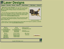 Tablet Screenshot of laserdesigns.net